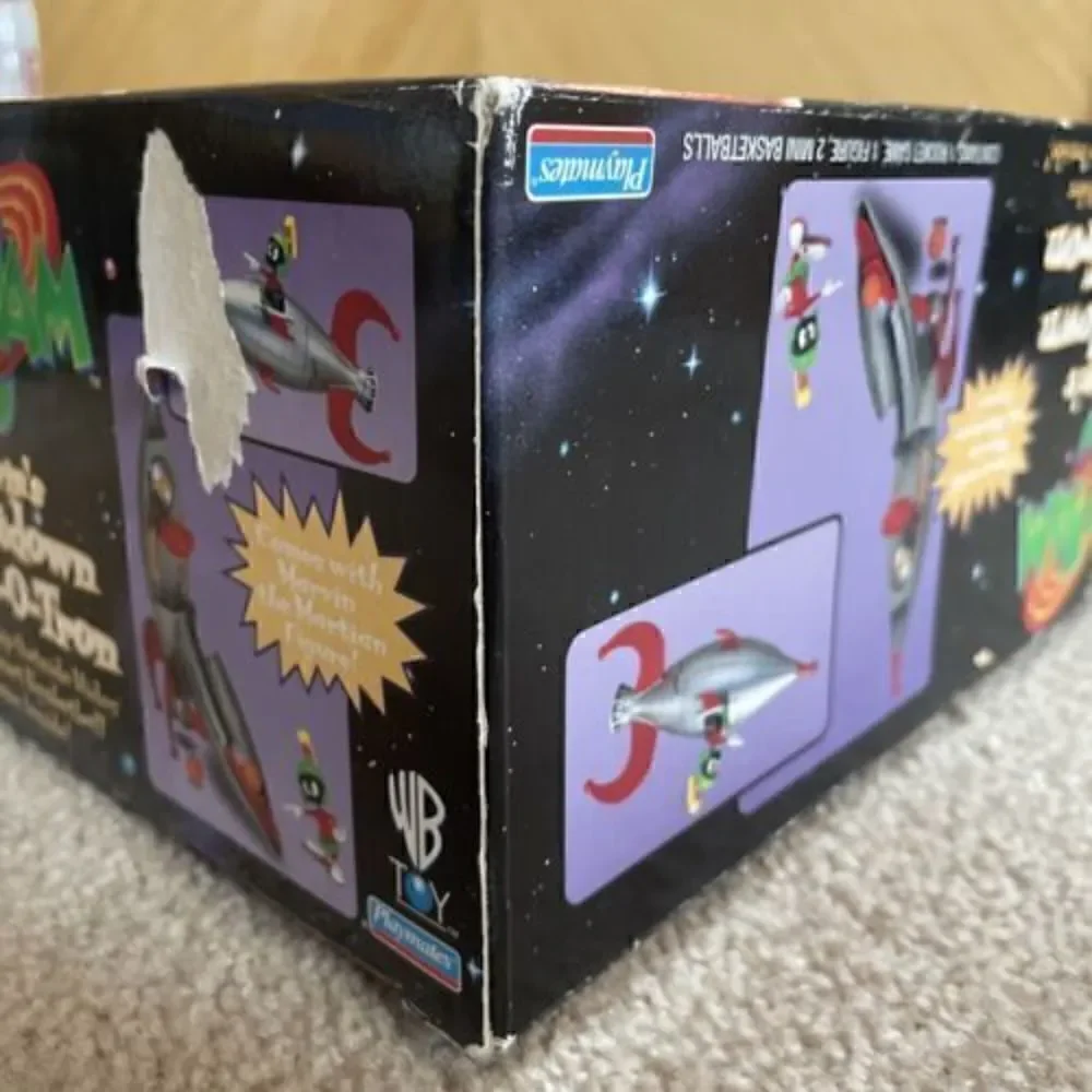 1996 PLAYMATES SPACE JAM - MARVIN’S COUNTDOWN ROCK-O-TRON PLAYSET - NEW In Box